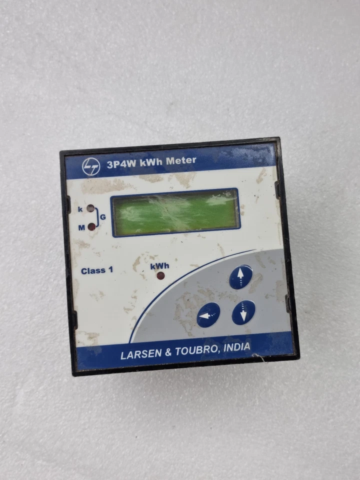 LARSEN & TOUBRO 3P4W kWh METER WM30JFC3C00 80-300V 50Hz 3Phase 4Wire kWh